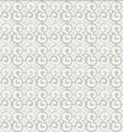 Filigree Wallpaper - Sea Mist