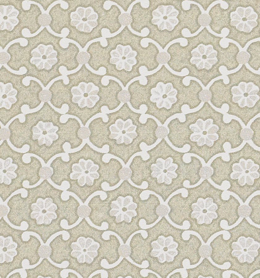 Grille Wallpaper - Biscuit