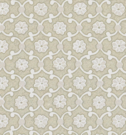 Grille Wallpaper - Biscuit