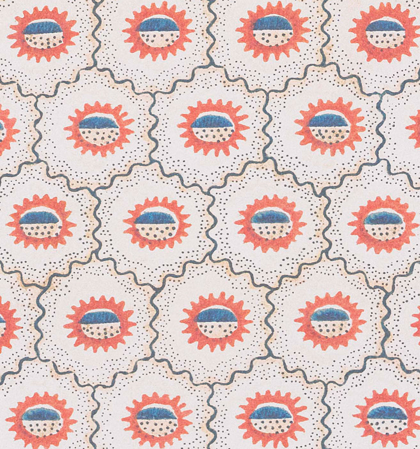 Sunburst Wallpaper - Red