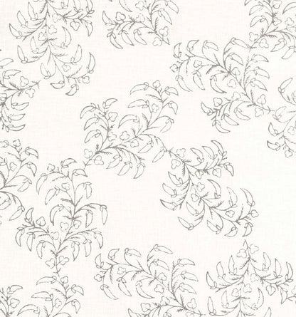 Pea Pods - White on White Heavy Linen
