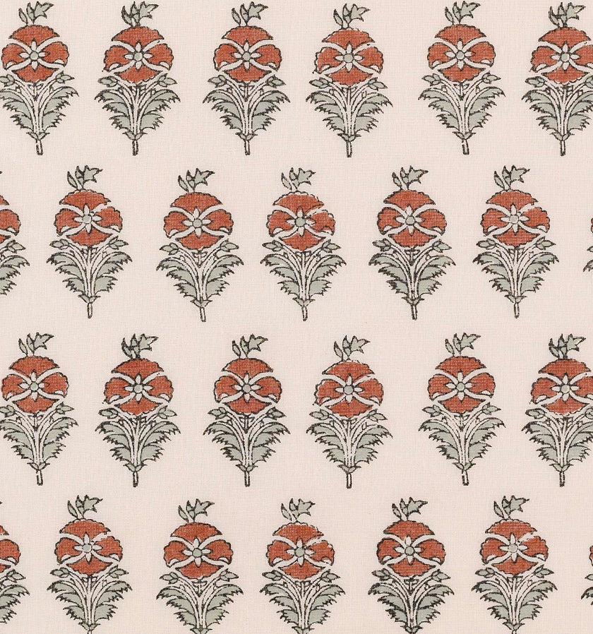 Field Poppy on Heavy Linen