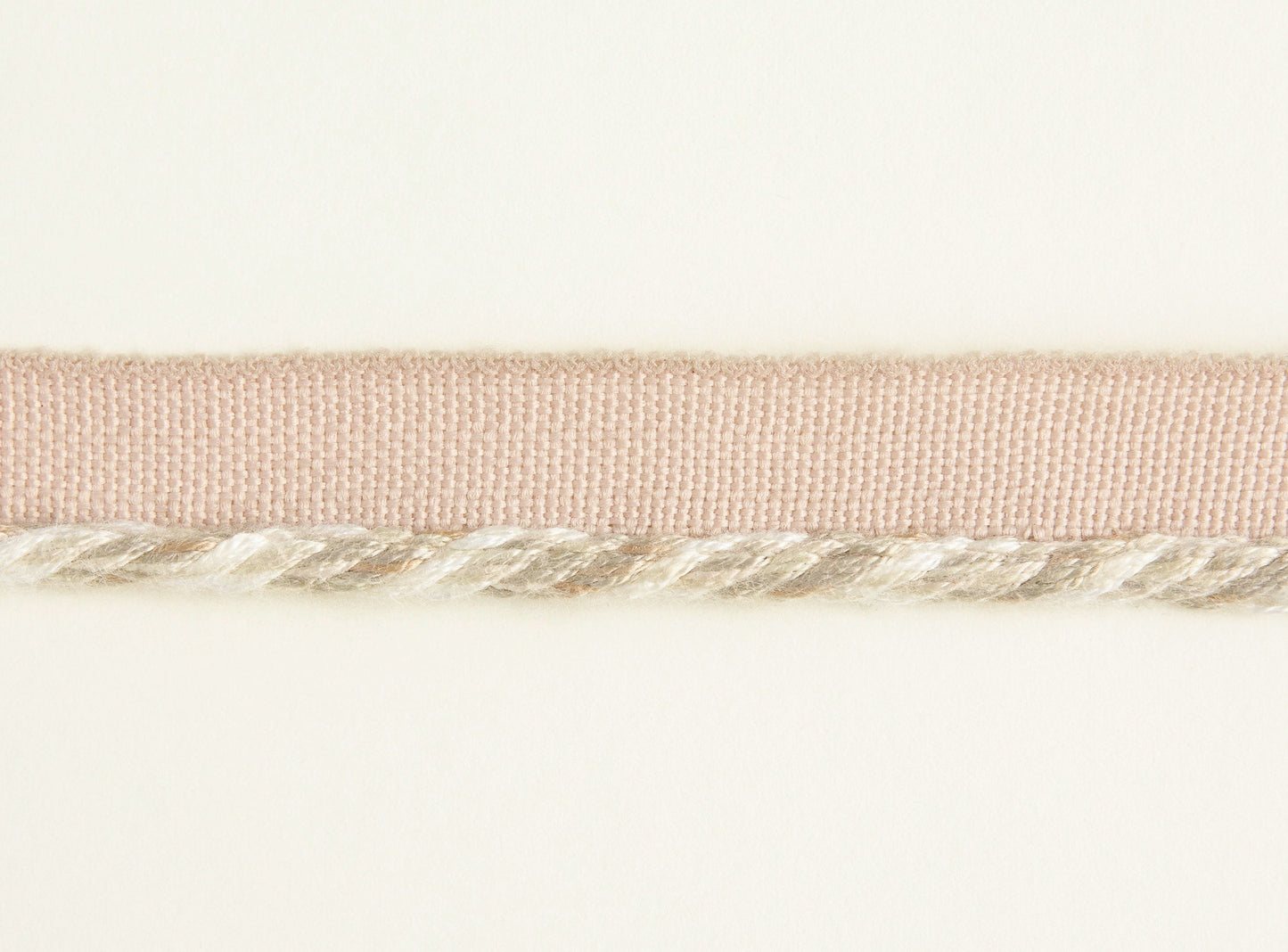 Flanged Cord - White Cream