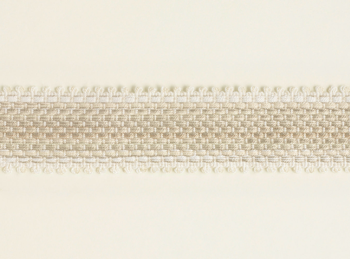 Check Braid - White Cream