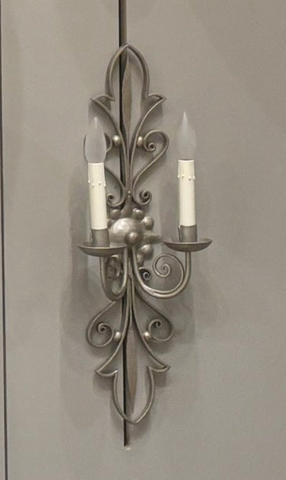 Claudia 2 Light Sconce - Pyrite