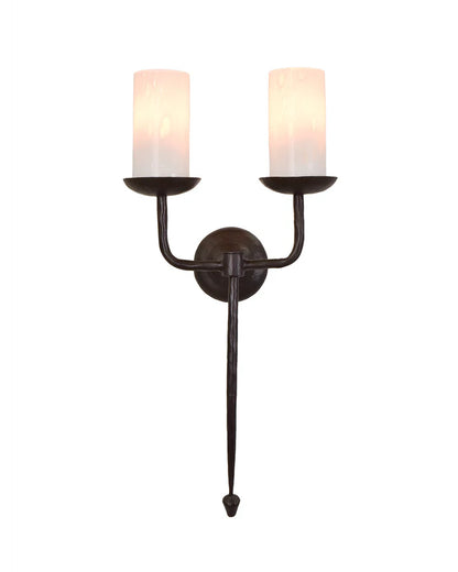 Nikki 2 Lights Sconce - Gunmetal