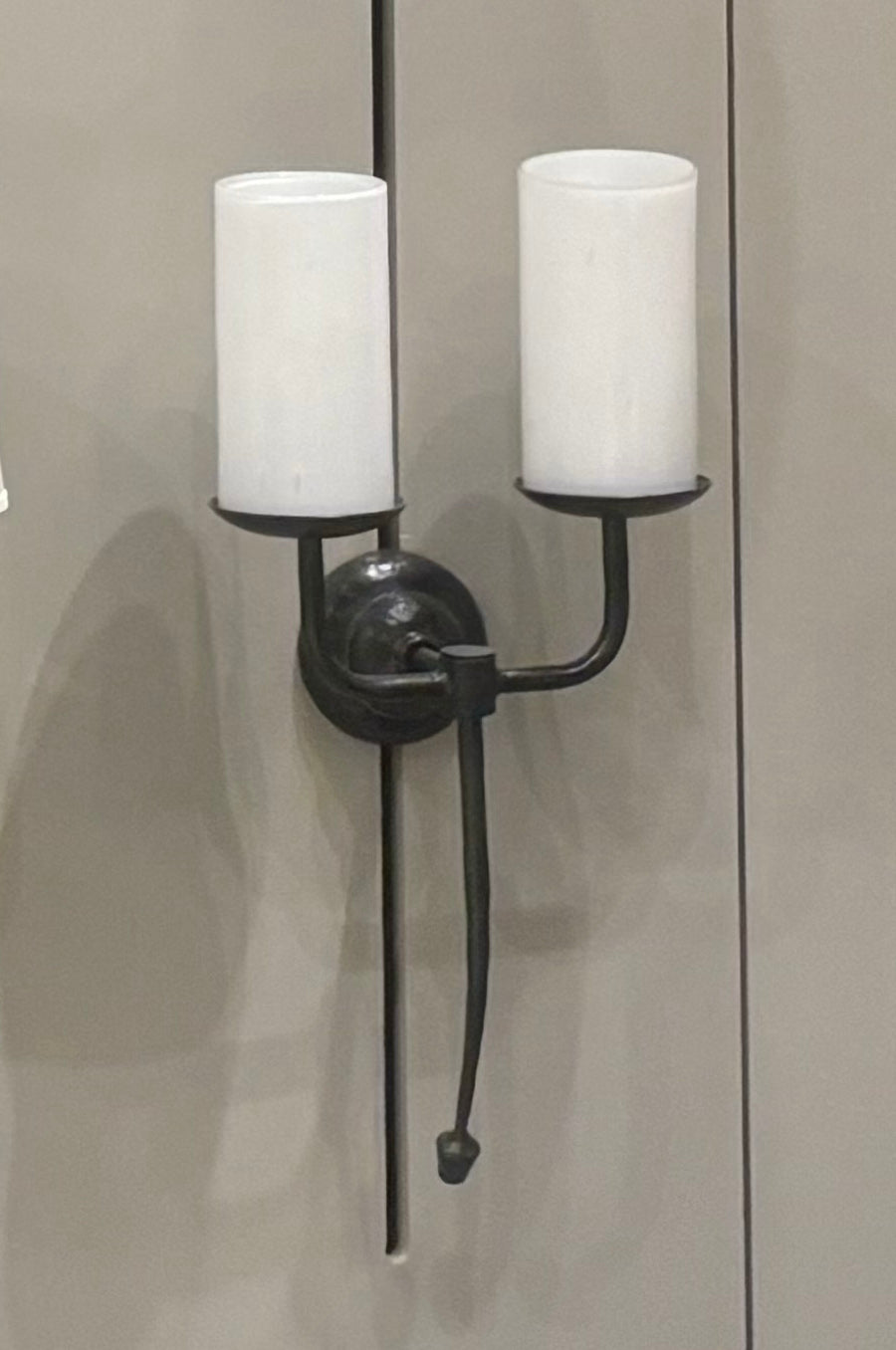 Nikki 2 Lights Sconce - Gunmetal