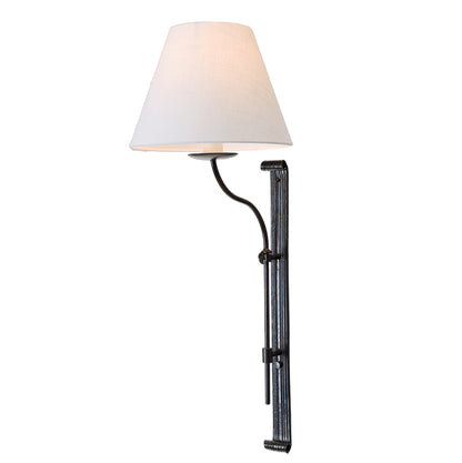 Deni 1 Light Pivot Sconce w/Shade - Antique Bronze