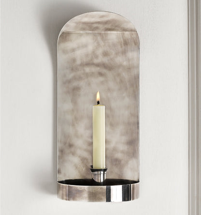 Manningford Sconce, Wired - Antique Silver
