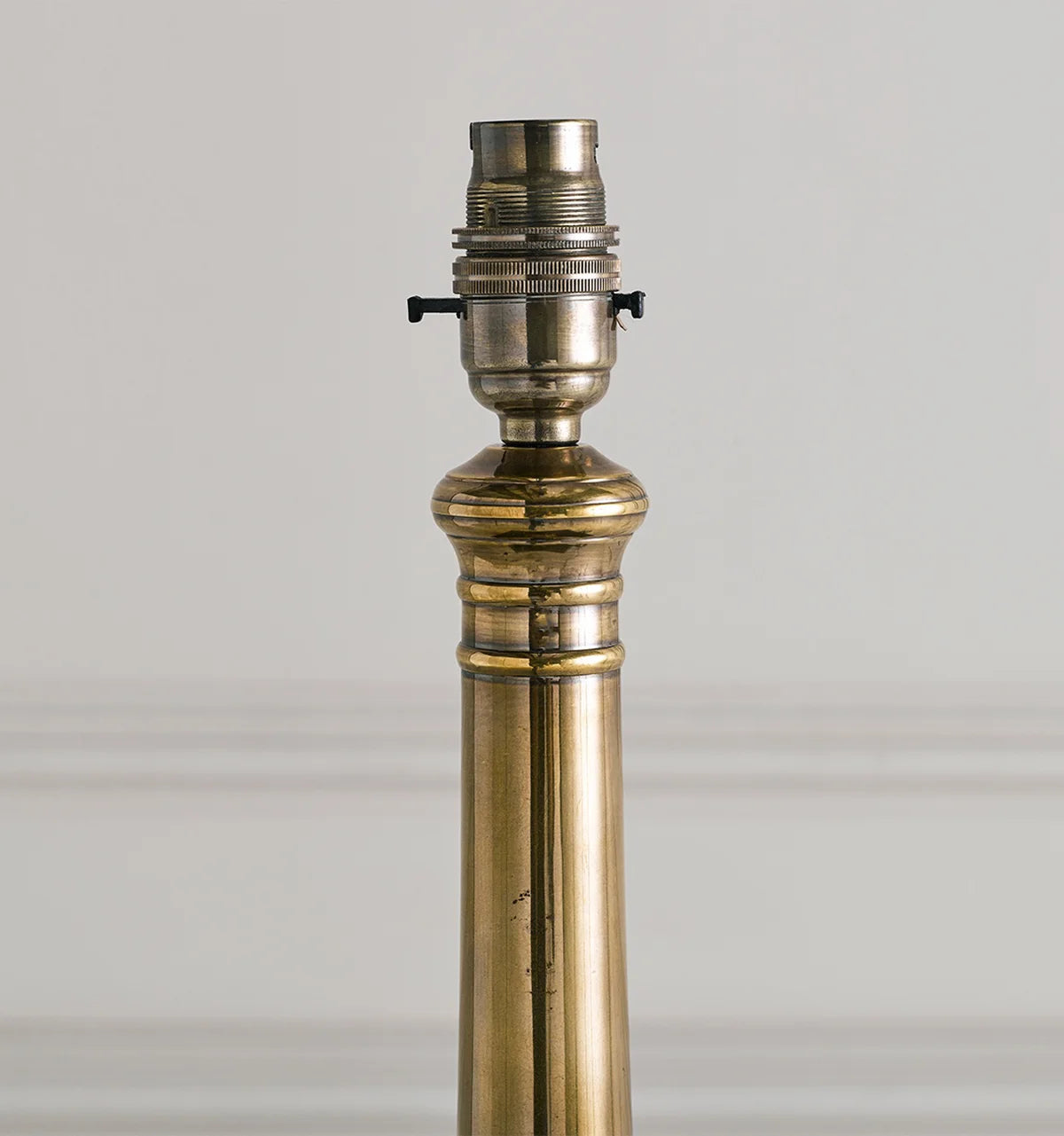 Plain Column Lamp Brass - Antique Brass