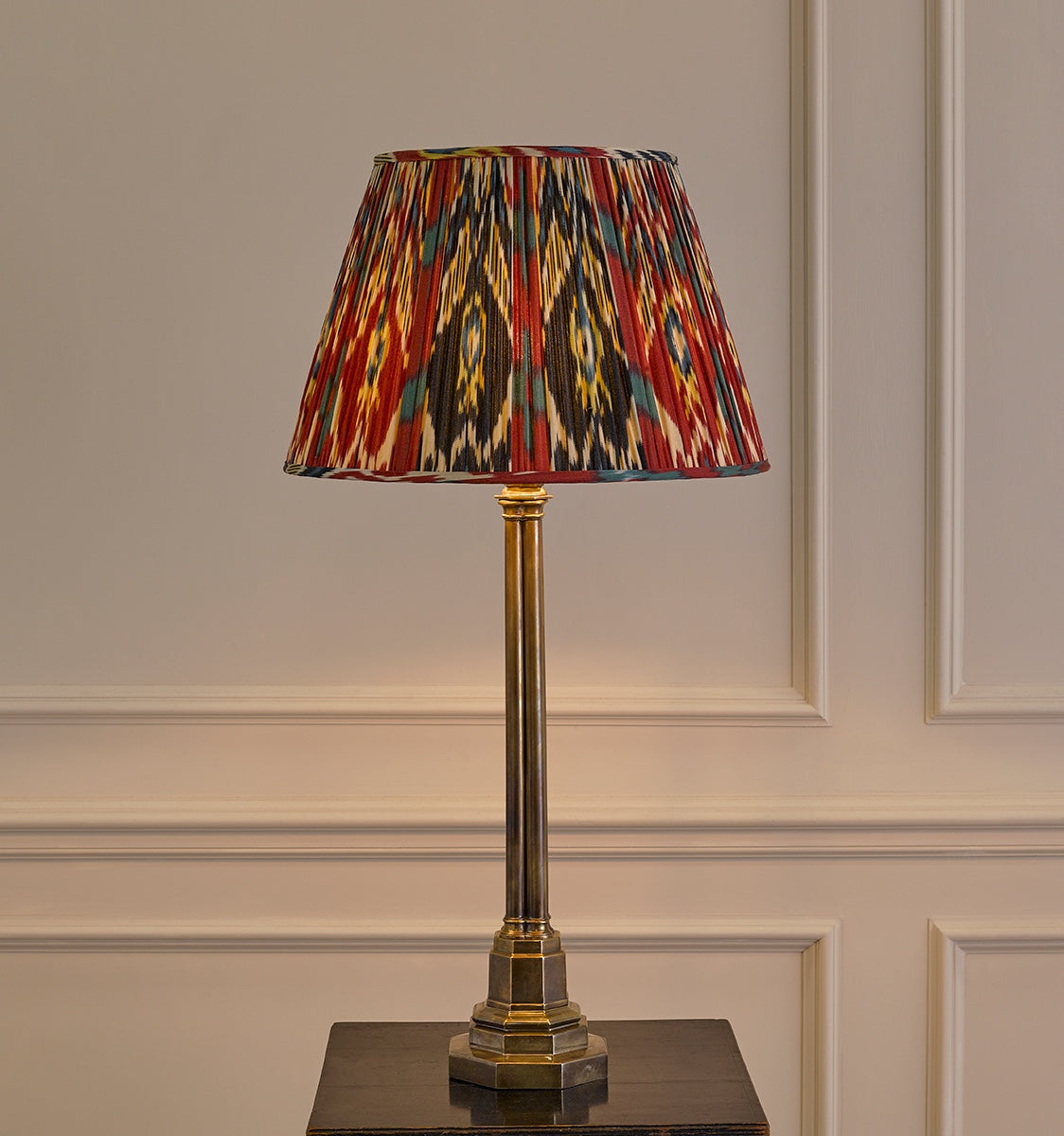 Cluster Column Lamp - Antique Brass