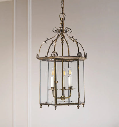 Georgian Lantern Small - Antique Brass
