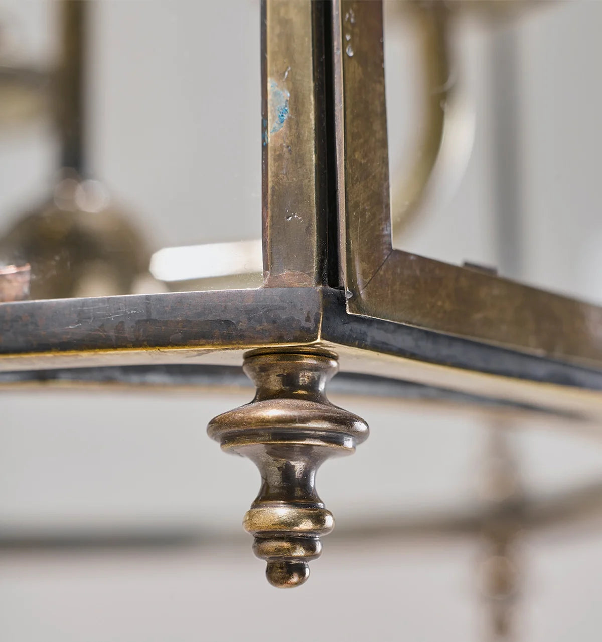 Georgian Lantern Large - Antique Brass