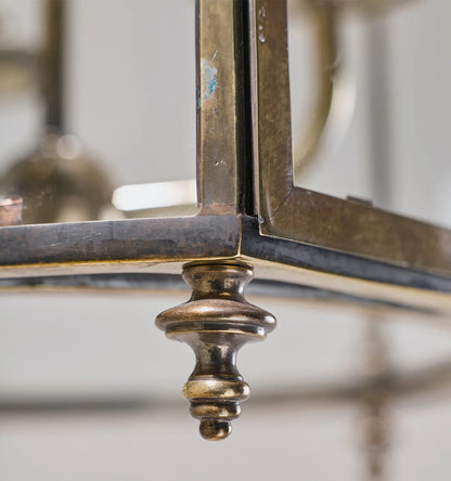 Georgian Lantern Large - Antique Brass