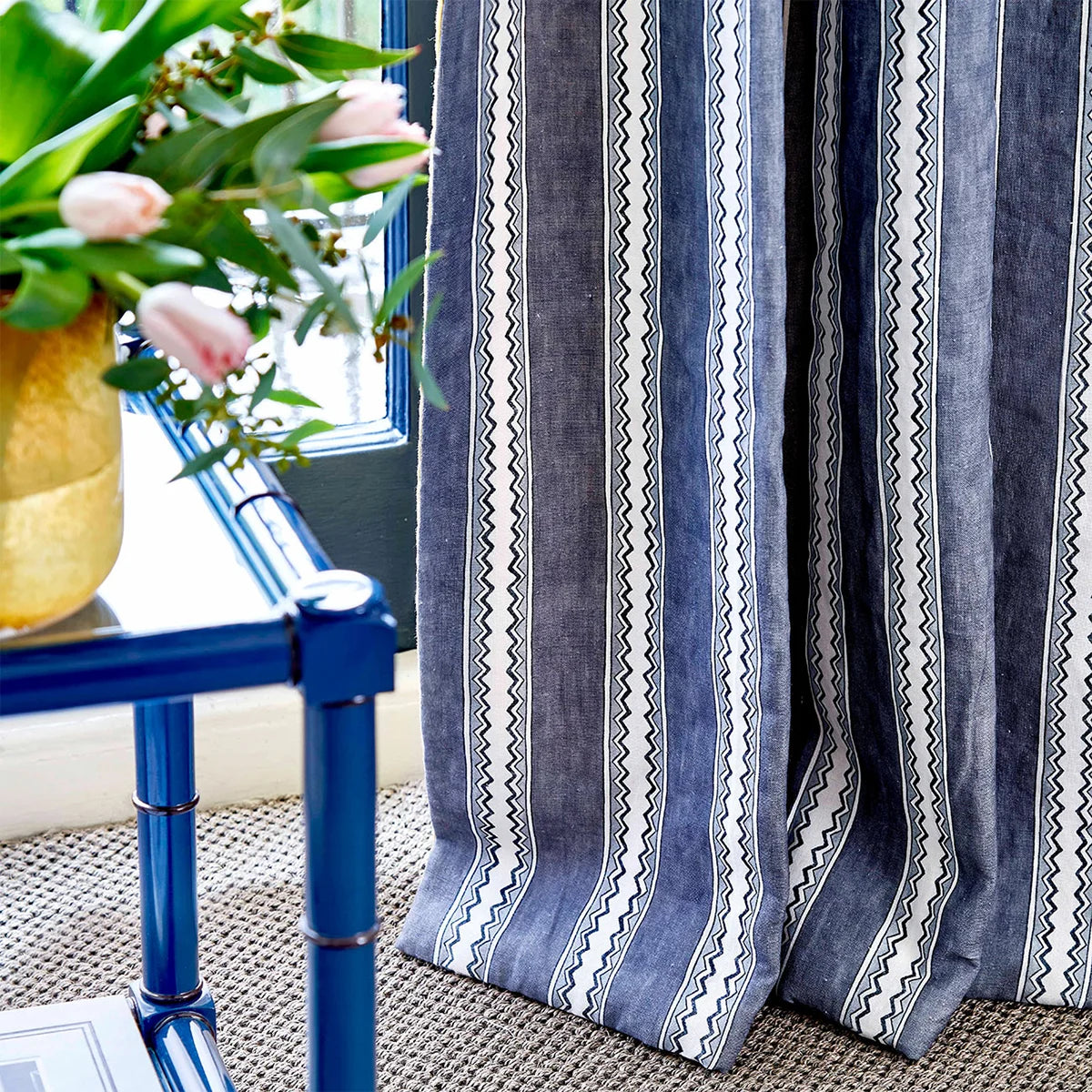 Zig Zag Stripe - Midnight
