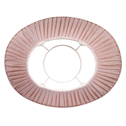Oval Lampshade in Pink Figured