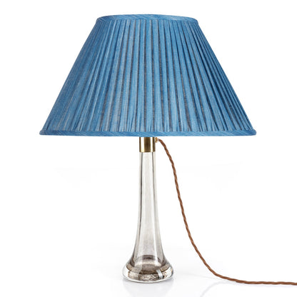 16 Inch Oval Gathered Bedwyn Lampshade - Sacre Bleu