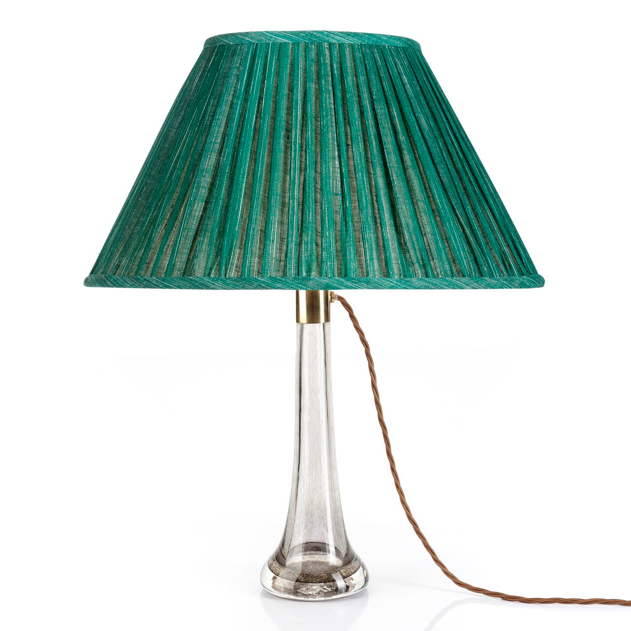 16 Inch Oval Gathered Bedwyn Lampshade - Aventurine