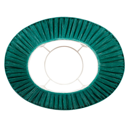 16 Inch Oval Gathered Bedwyn Lampshade - Aventurine