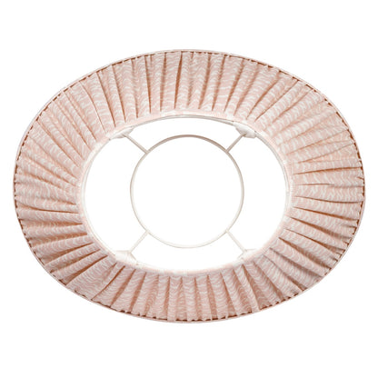 Oval Lampshade in Light Pink Rabanna