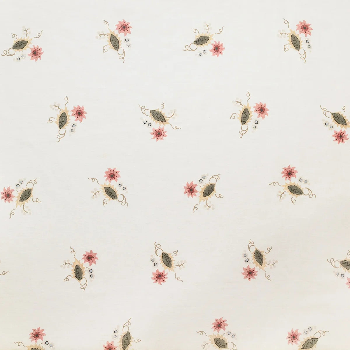 Floral Sprig Voile - Meadow