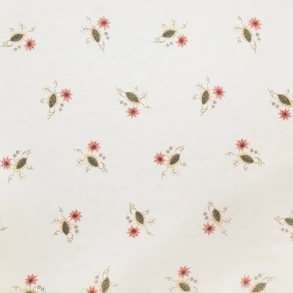 Floral Sprig Voile - Meadow