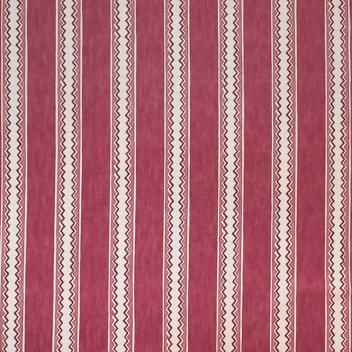 Zig Zag Stripe - Raspberry