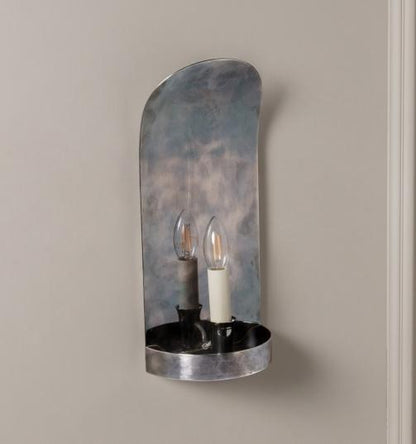 Manningford Sconce, Wired - Antique Silver