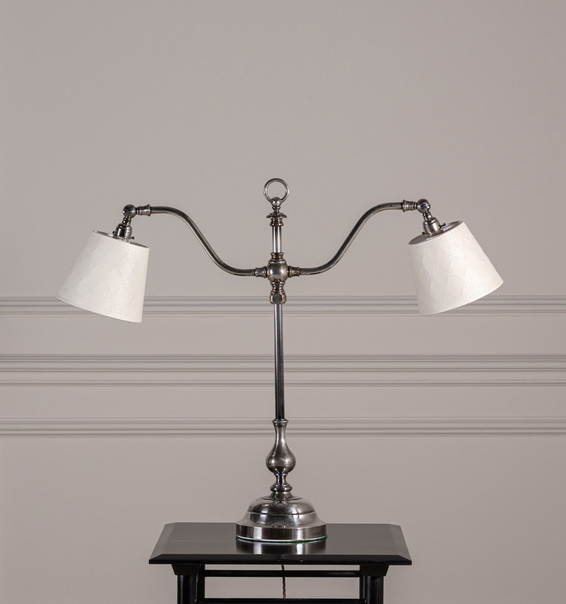 Wyndham Lamp - Antique Silver