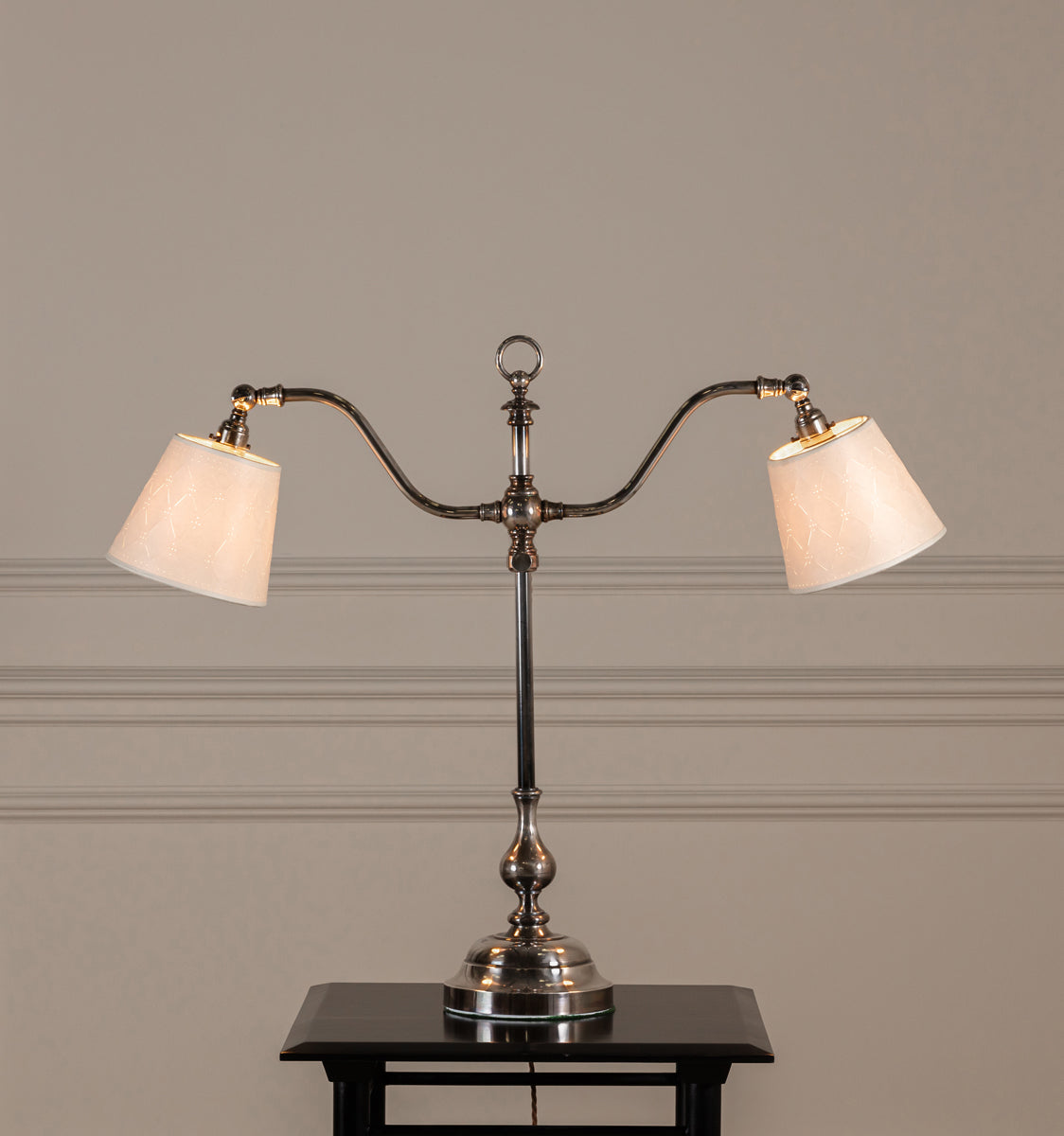 Wyndham Lamp - Antique Silver