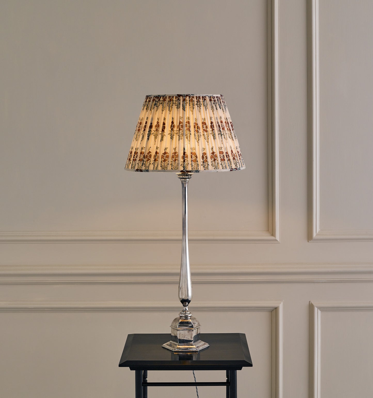 Kilvert Lamp - Antique Silver