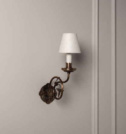 William White Sconce - Antique Brass