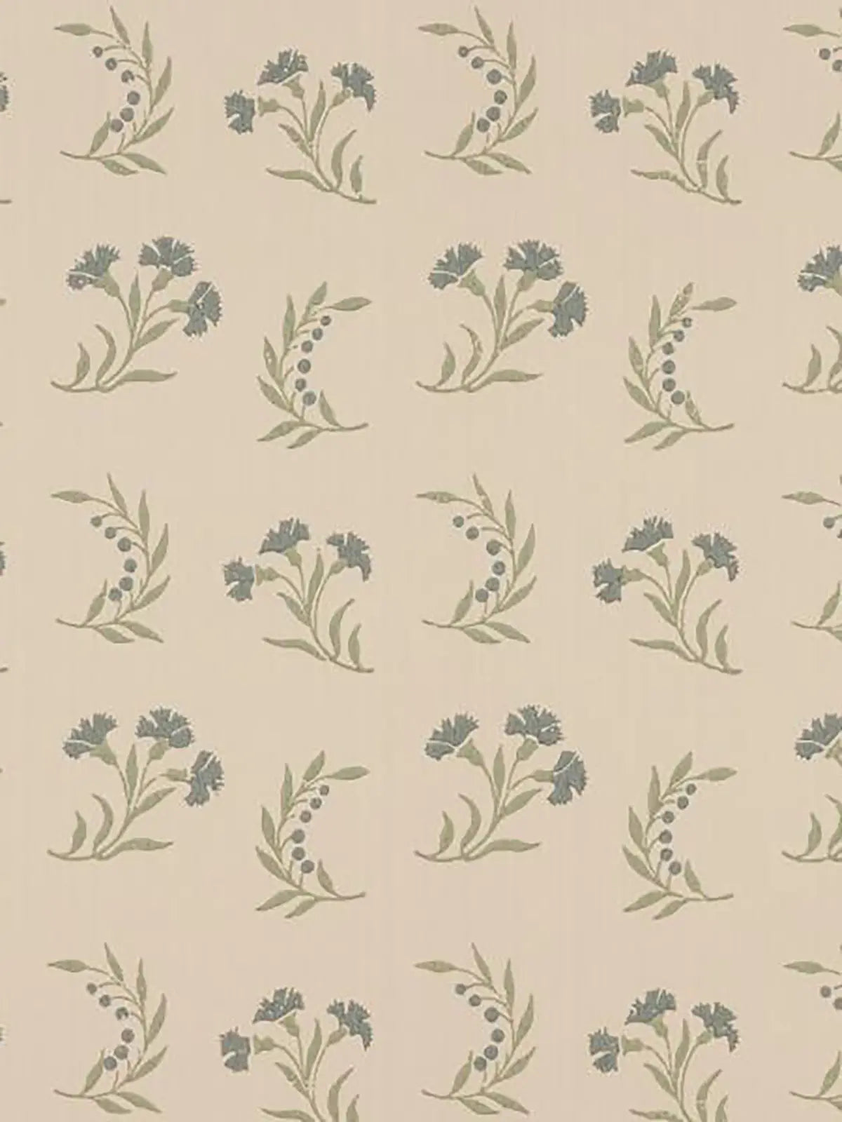 Gilly Flower Wallpaper - Blue