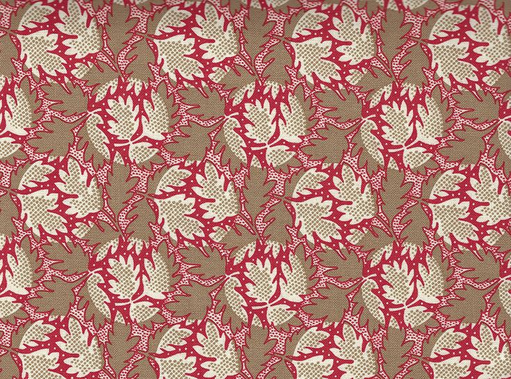 Feuilles - Rouge Taupe