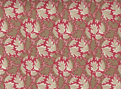 Feuilles - Rouge Taupe