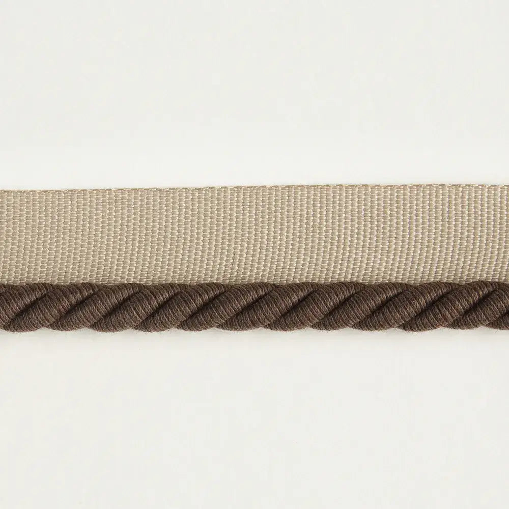 Flanged Cord - Chocolate