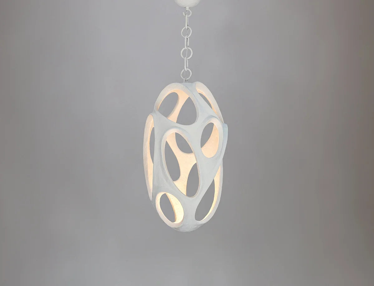 Drift Pendant - White Plaster