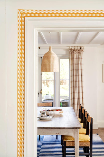 Edith Wallpaper Border - Rose
