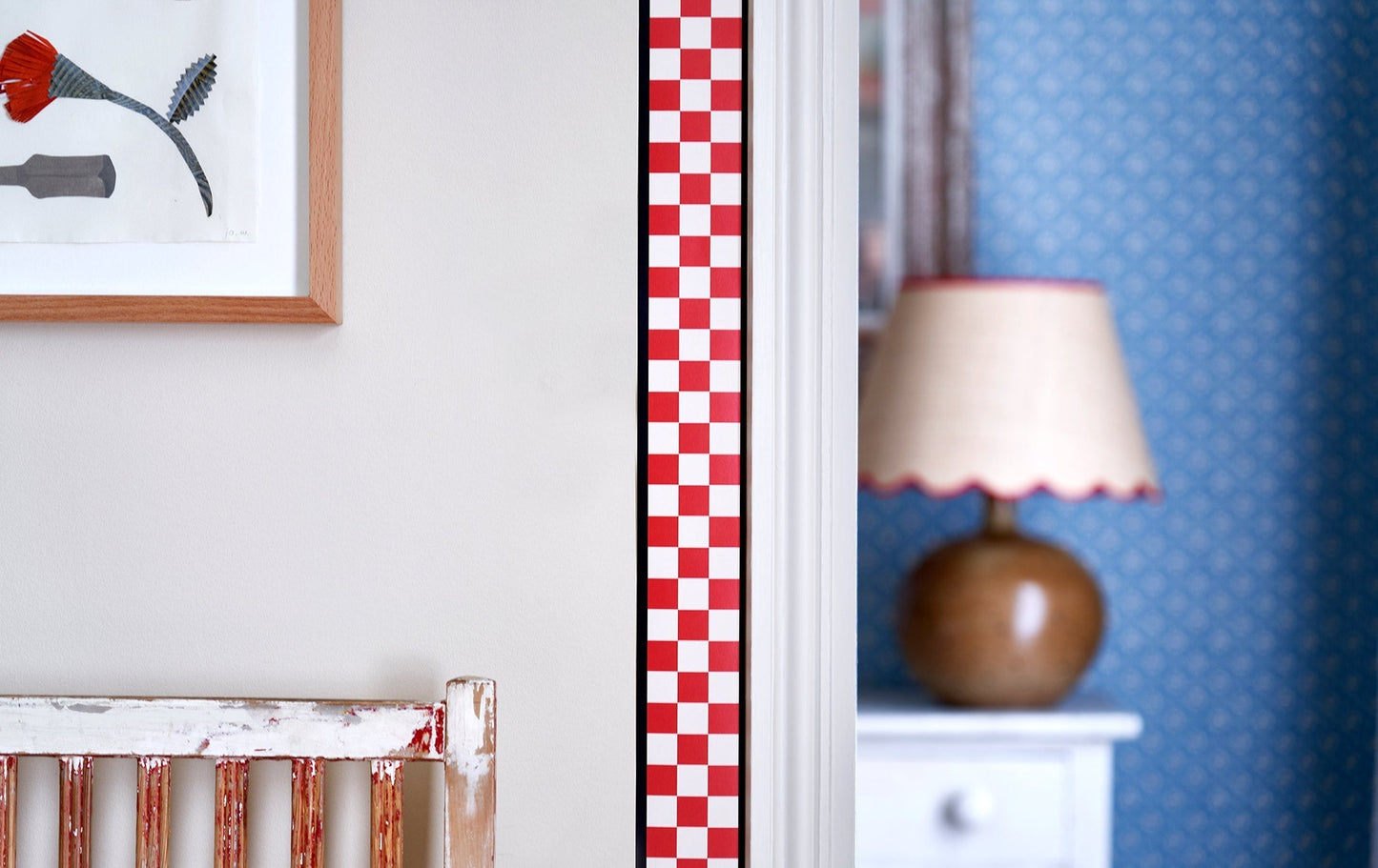 Ernie Wallpaper Border - Red