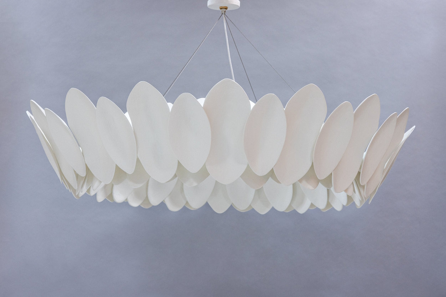 Petal Chandelier - White Plaster