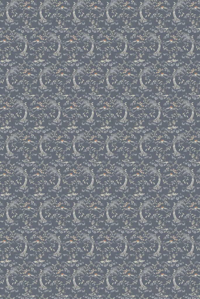 Salix - Anthracite / Honeysuckle /Grey