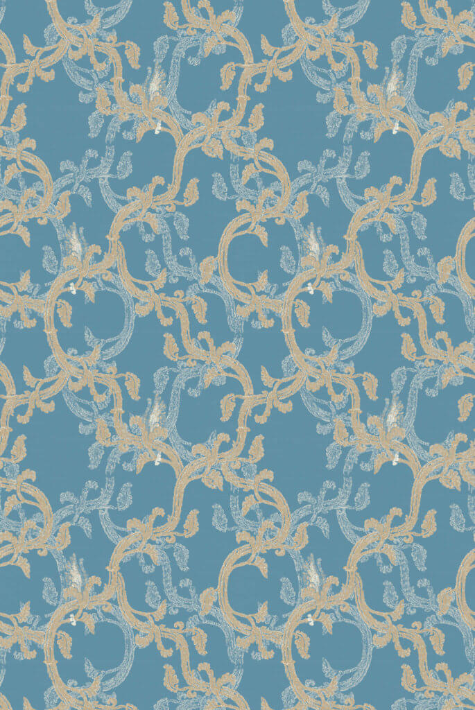 Hedera - Limited Stock - Buckingham Blue / Gold