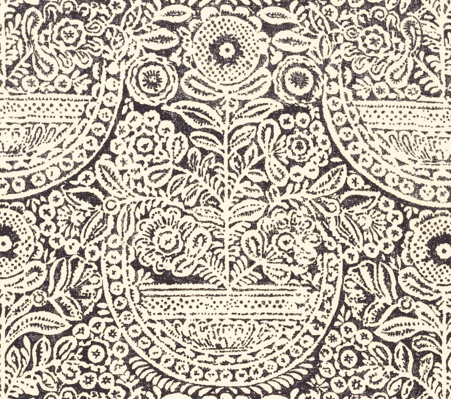 Irene - Ink (Linen Voile)