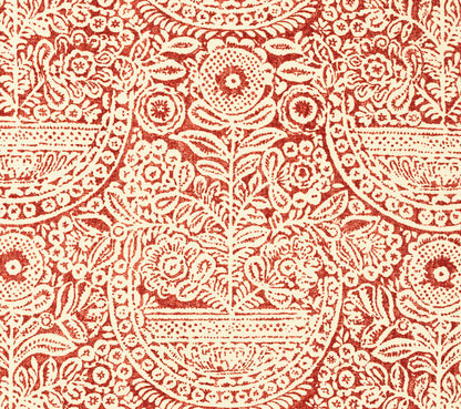 Irene - Red (Linen Voile)