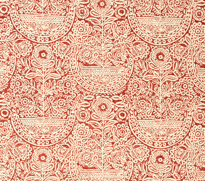 Irene - Red (Linen Voile)