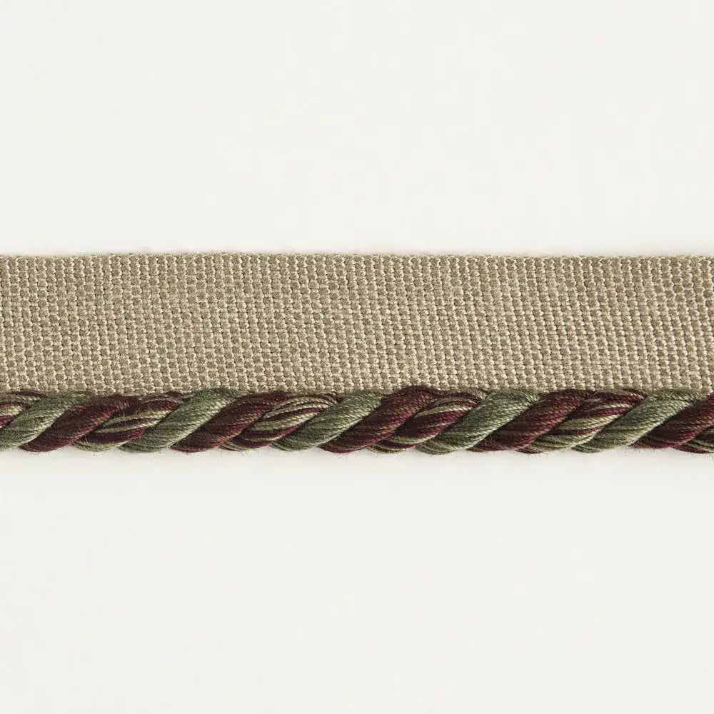 Flanged Cord - Red Green