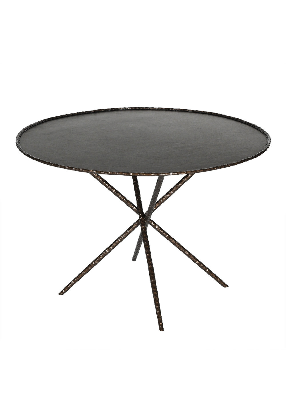 Milo Accent table wth Leather Top
