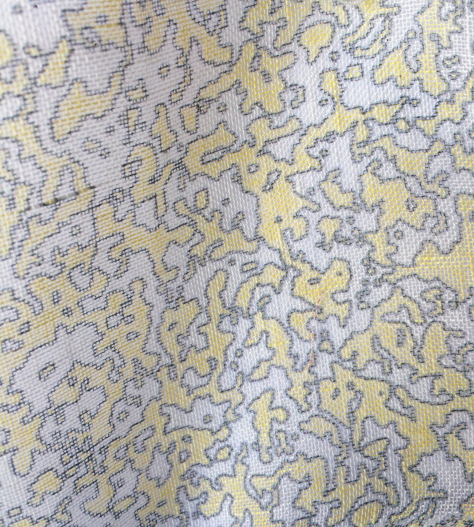 Mokume - Yellow on Linen Casement