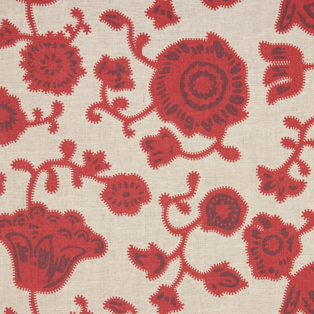 Persian Poppy - Red / Natural