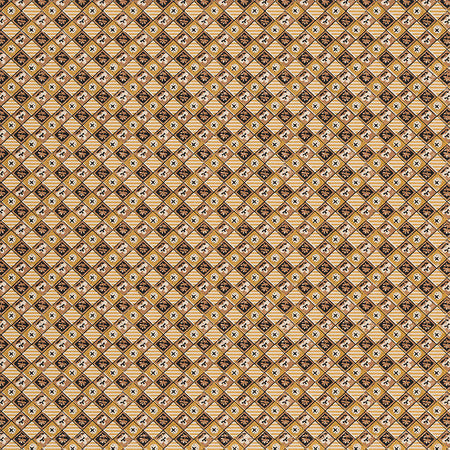 French Tile Wallpaper - Olive